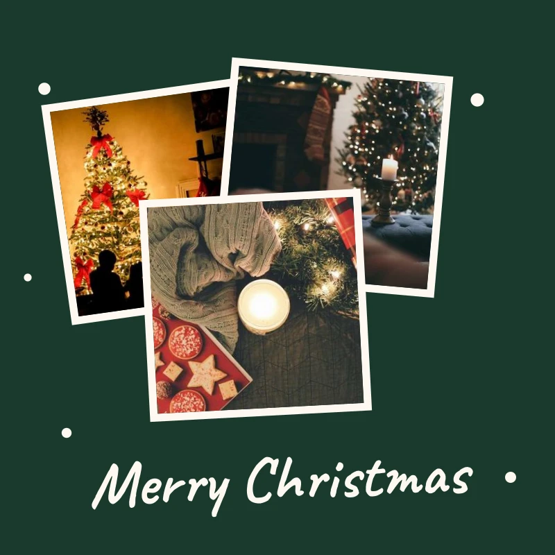 The cover of the Christmas template